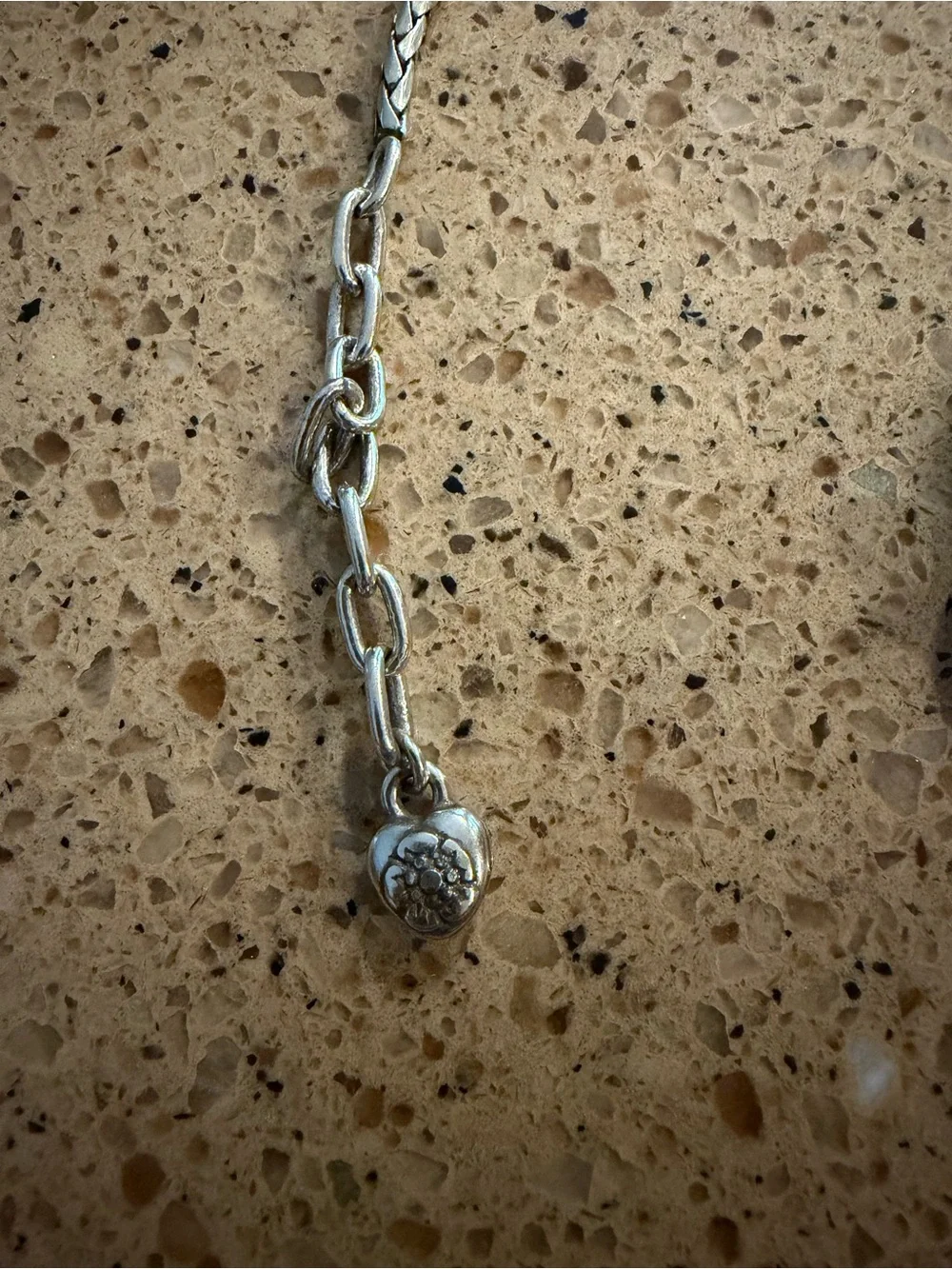 Brighton Silver-Tone Beaded Chain Necklace